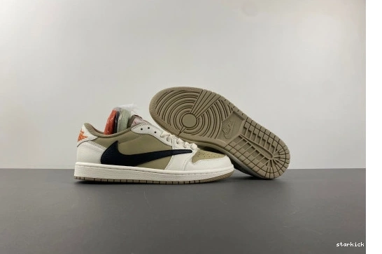 TRAVIS DZ137-701 OG  SP  SCOTT JORDAN RETRO LOW 1 DZ137-701 0414